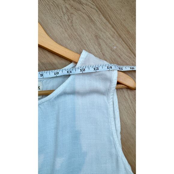 Mollusk Polly Top – White – Size M – Relaxed Elastic-Waist Summer Top - Picture 7 of 8